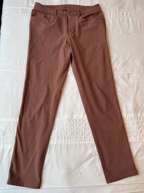 lululemon athletica Men's 5 Pocket Pants in Rust